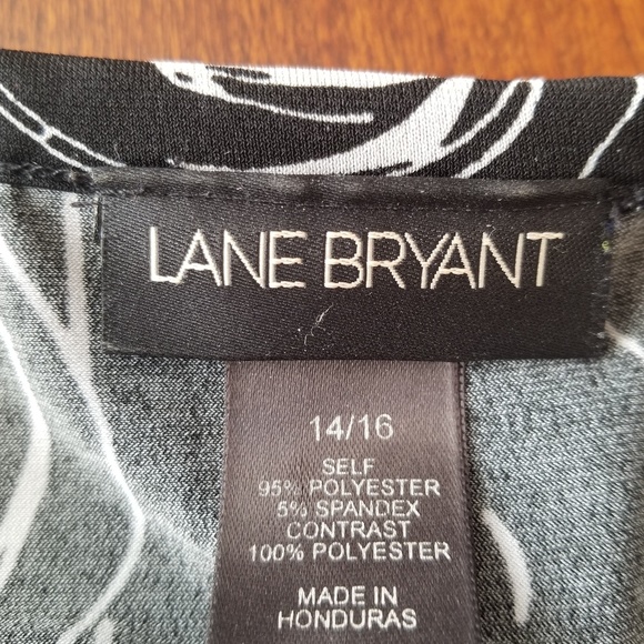 Black&White Sleeveless Top w Ruffle Collar & Tie - Picture 4 of 5